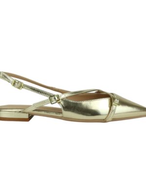 Francesco Milano Mules Leather Gold