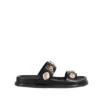 MIGATO Μαύρο footbed σανδάλι
