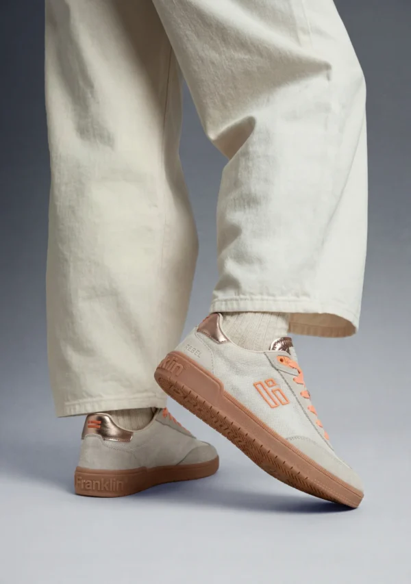 REBEL MESH OFF WHITE / ORANGE