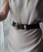 Valeria Leather Belt – Black
